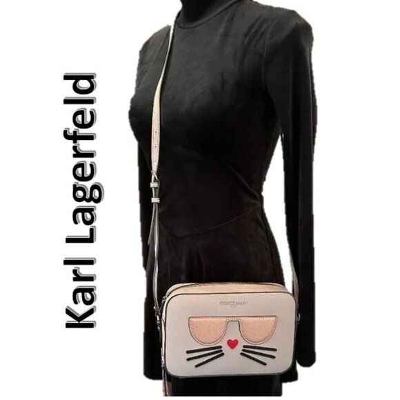 KARL LAGERFELD Paris Maybelle Crossbody Bag NWT - Picture 1 of 13